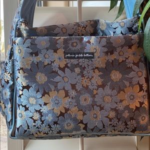 Petunia Pickle Bottom Cornflower Blue & Brn Diaper